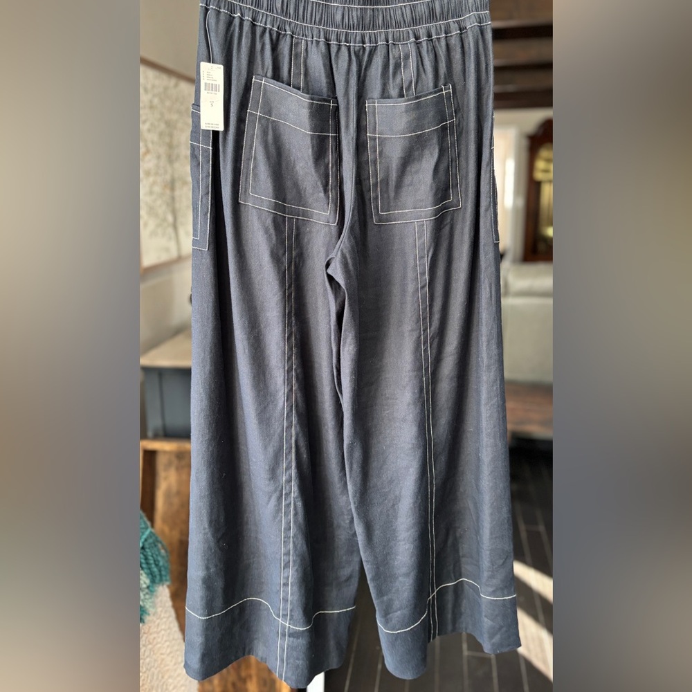 Anthropologie Maeve La Ponche Pull-On Wide-Leg Pants - Picture 9 of 10